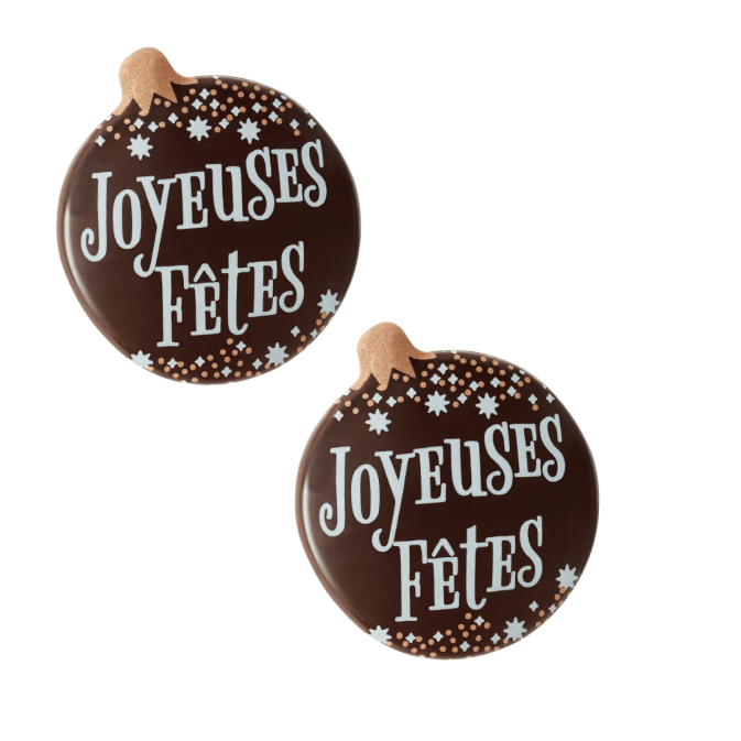 sujets-en-chocolat-joyeuses-fetes-pour-buche-noel