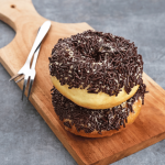 donuts recouverts de vermicelles chocolat noir