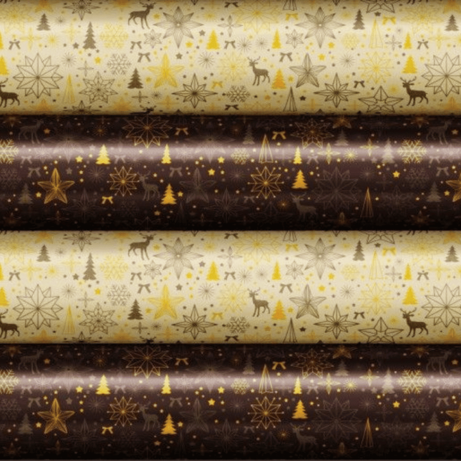 feuille-de-transfert-chocolat-de-noel-orange-et-or