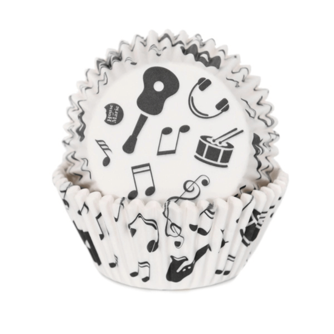 caissettes a cupcake papier musique house of marie