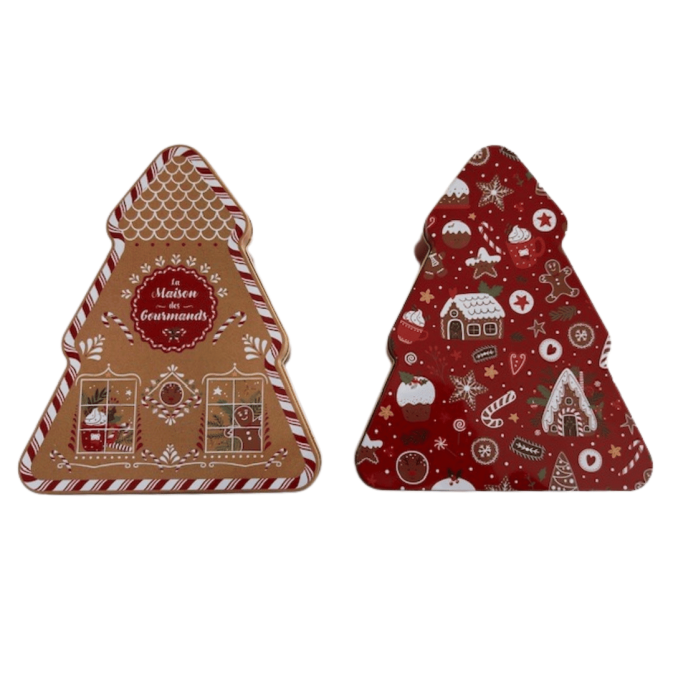 Boite à biscuits sapin