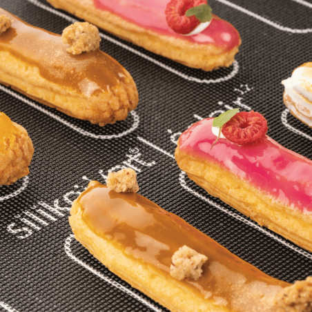 éclair pâtissiers avec tapis silicone