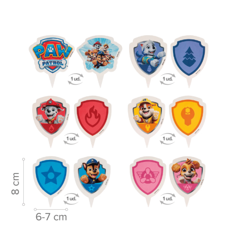 cupcake toppers pat patrouille