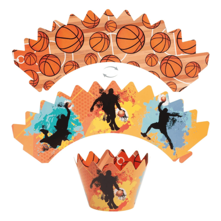 contour deco cupcake basketball