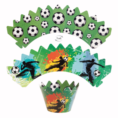 décoration cupcake football