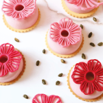 Tapis silicone motifs fleurs pour décoration d'entremets