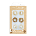 Marguerites en pâte d'amande Scrapcooking