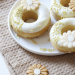 Fleurs comestibles en pâte d'amande - marguerites pour décoration gâteau