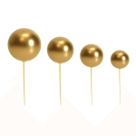 20 boules or pour déco gâteau