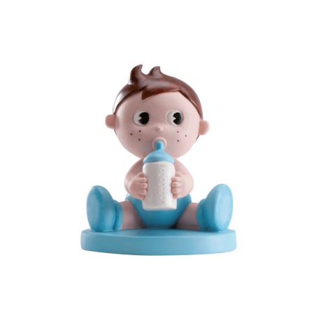 figurine bébé garçon pour gâteau de Baptême