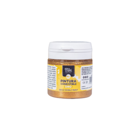 peinture alimentaire or pour gâteau Azucren
