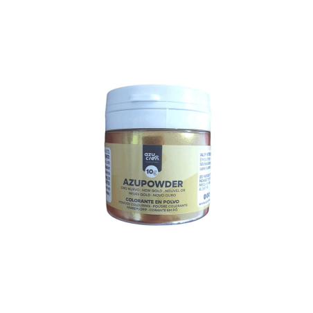 poudre dorée alimentaire pour gâteaux et chocolats Azucren