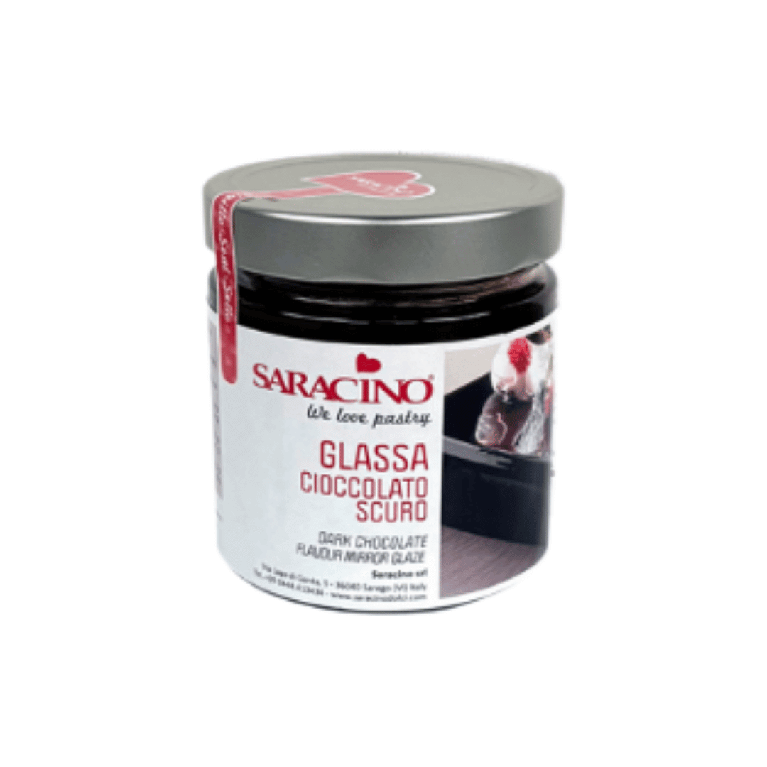 glaçage miroir chocolat noir saracino