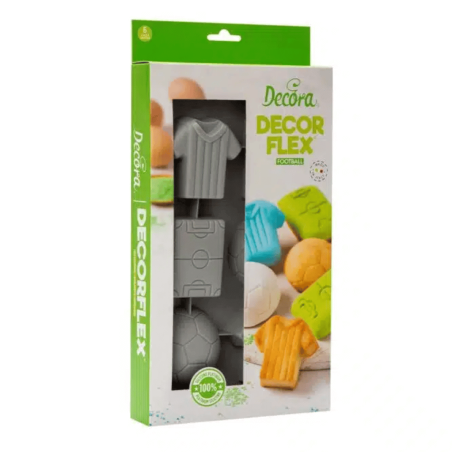 Moule en silicone pour gâteau anniversaire football