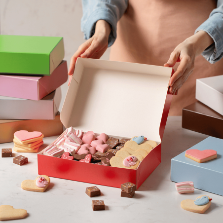 boite a biscuits en carton rigide decora