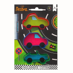 3 emporte-pièces voiture Decora pour biscuits décorés Decora