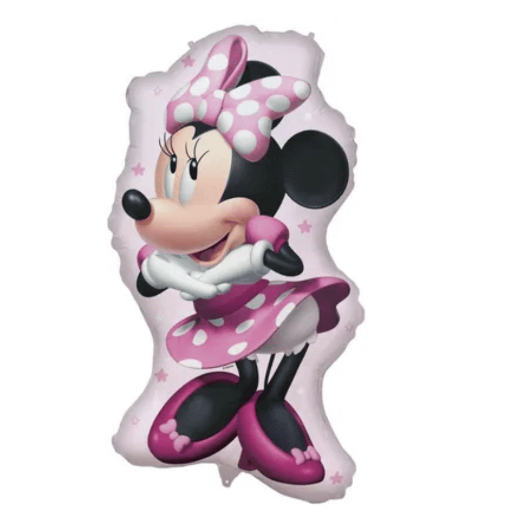 Ballon 3D pour décoration anniversaire minnie réussi