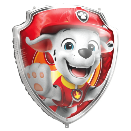 ballon marcus géant en aluminium pour anniversaire pat patrouille
