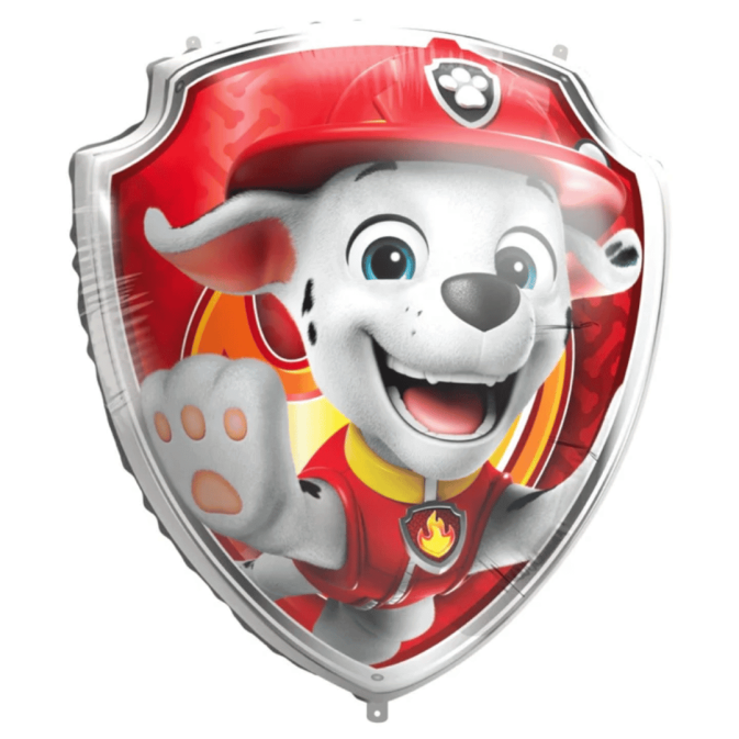ballon marcus géant en aluminium pour anniversaire pat patrouille