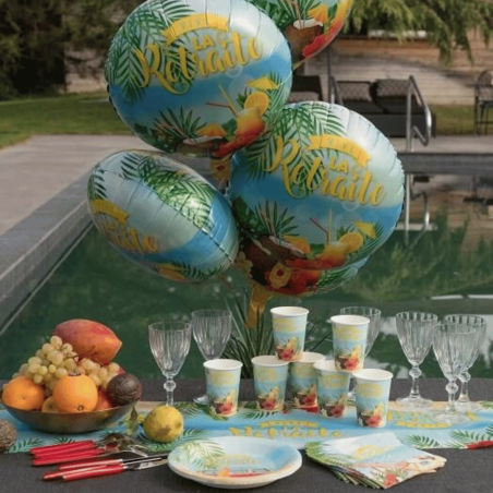 ballon aluminium vive la retraite