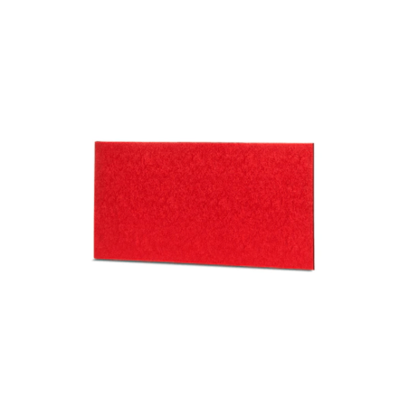semelle gateau rectangulaire rouge