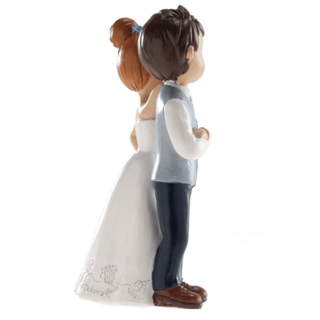 figurine-gateau-de-mariés-avec-rose-vue-de-profil
