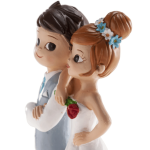détails-figurine-gateau-de-mariés-avec-rose