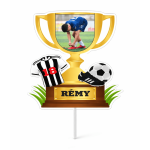 Cake-topper-trophee-football-personnalisé