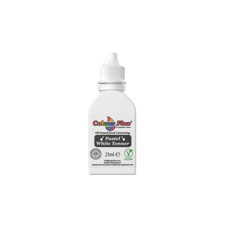 colorant blanc liposoluble pour chocolat et crèmes sugarflair colours