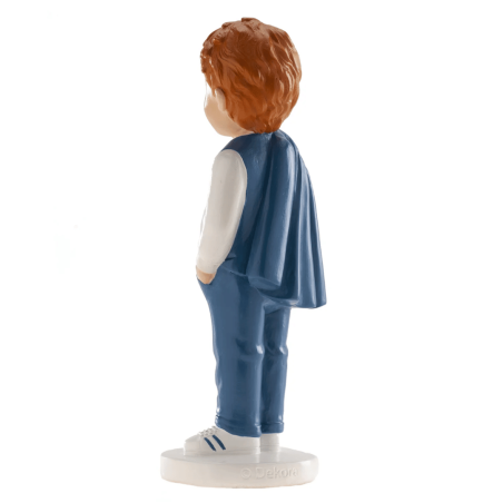 figurine communiant pour gateau - vue de 3/4