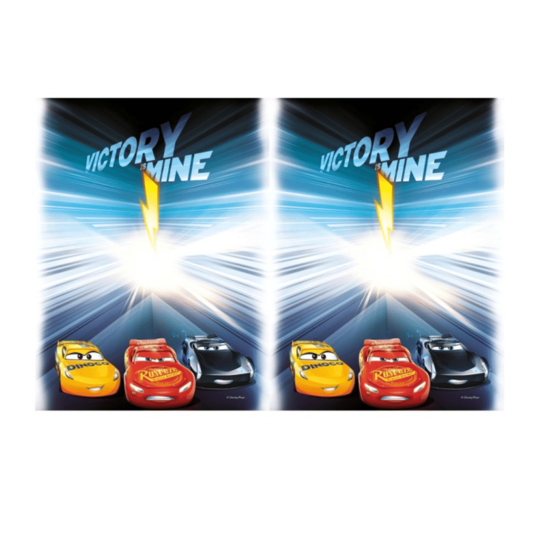 Nappe plastique pour décoration anniversaire cars