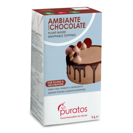 creme vegetale fouettee chocolat ambiante de puratos
