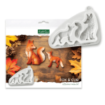 moule a modelage en silicone renards