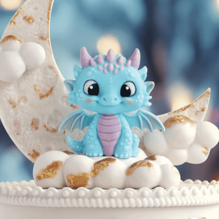 moule dragon pour modelage pâte à sucre en silicone Katy Sue