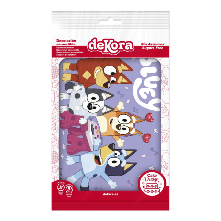 decoration comestible bluey