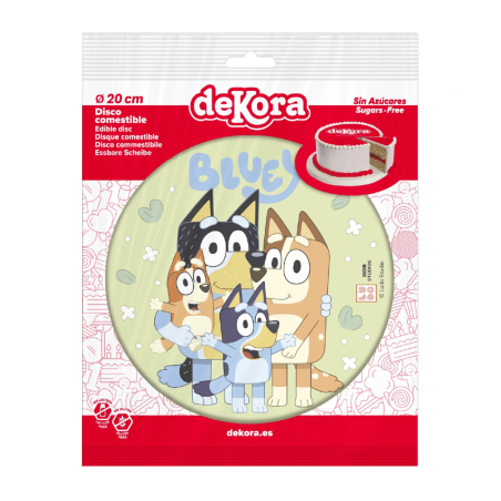disque azyme bluey 20 cm