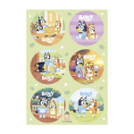 6 mini disques azymes cupcakes Bluey