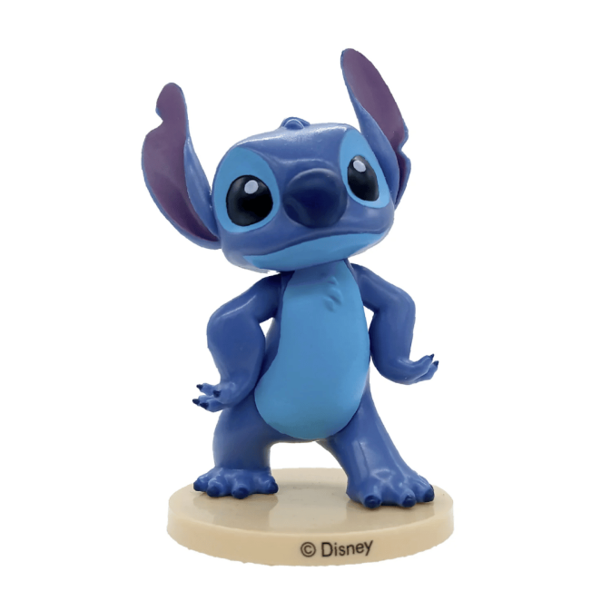 figurine disney stitch pour gateau 9 cm