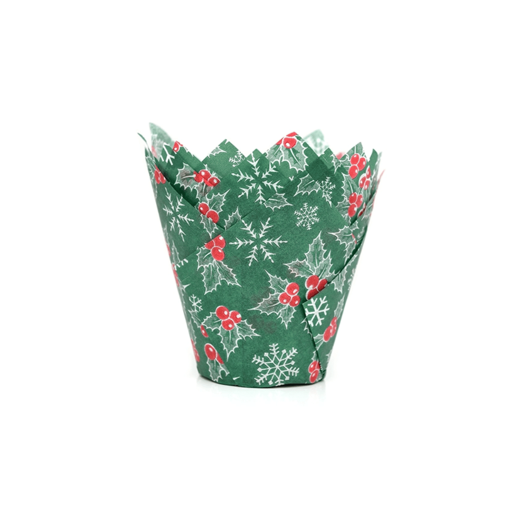 caissettes muffin noel house of marie feuilles de houx