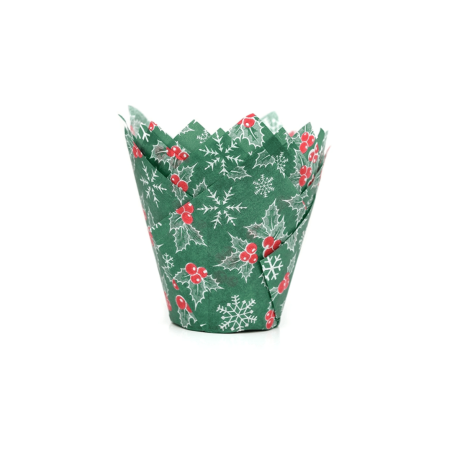 caissettes muffin noel house of marie feuilles de houx