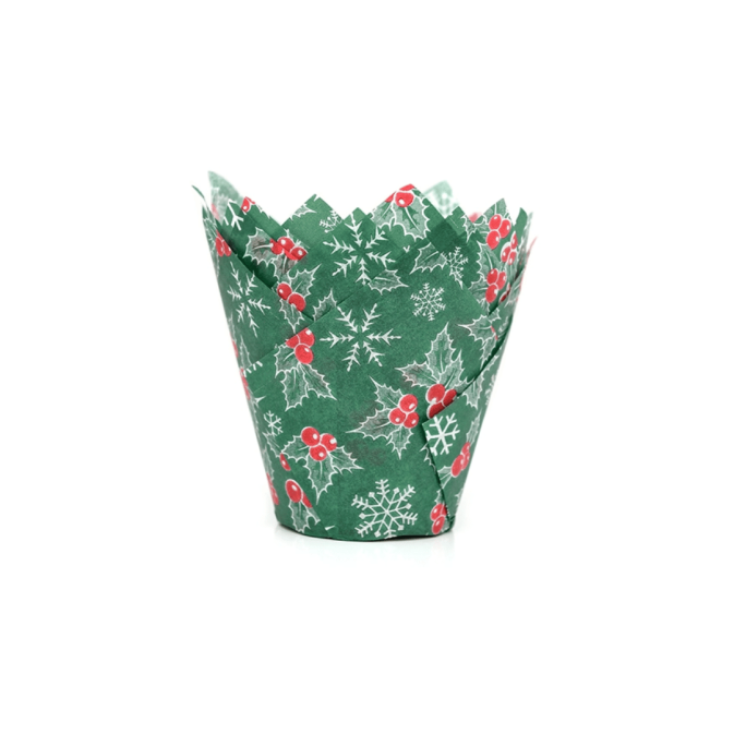 caissettes muffin noel house of marie feuilles de houx