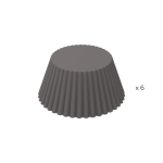 Moule à muffins pour airfryer en silicone x6