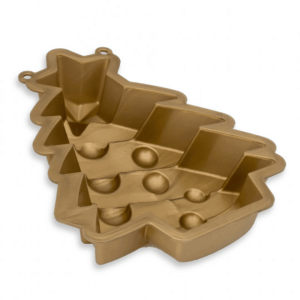 Moule à gâteau sapin 3D en silicone 25,6 x 20 cm
