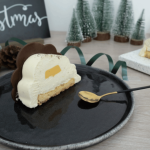 buche de noel glacée avec moule silicone nuage cécoa paris