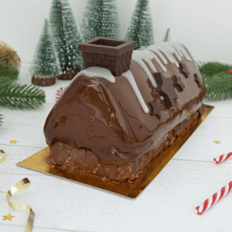 création buche de noel chaumière cécoa paris