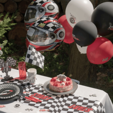 deco anniversaire formule 1 - ballons latex