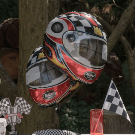 Ballon gonflable géant pour déco anniversaire formule 1