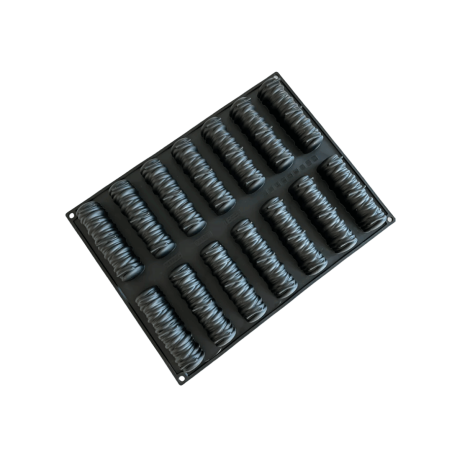 Moule en silicone Sequoia pour mini bûche de noël x14