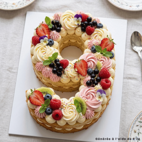 moule number cake 9 en silicone