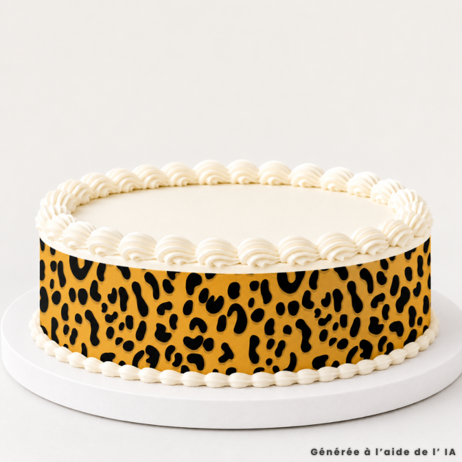 gateau-avec-contour-leopard